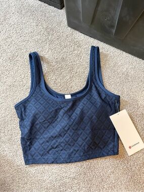 lululemon athletica Textured Mesh Tennis Tank - NWT